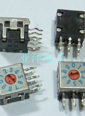 日本FUJISOKU富士0-9/10位DRR7110C旋转拨码开关8421C编码开关