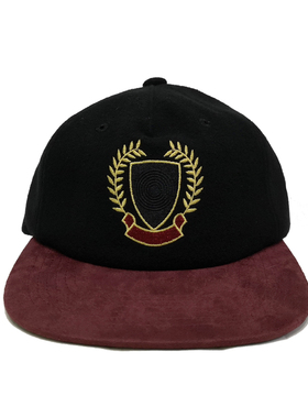 Yeezy season5  Hat 毛面 麂皮帽檐 刺绣 平沿帽 高街软顶帽秋季