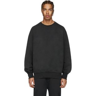 Boxy 纯色卫衣 Crewneck Black season Sweatshirt YEEZY