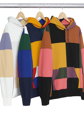 断码清仓17FW  Patchwork  拼接 帽衫 Hooded 卫衣 内马尔