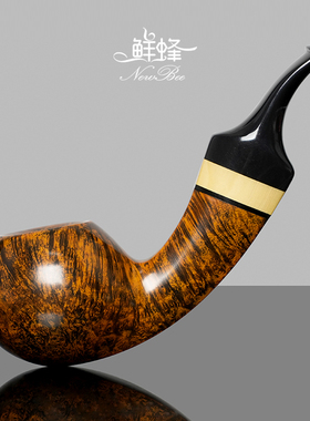 NewBee石楠木烟斗男士手工实木番茄苹果烟斗传统老式过滤专用烟具