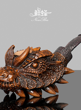 NewBee石楠木烟斗手工实木雕刻龙头烟斗传统老式过滤男士专用烟具