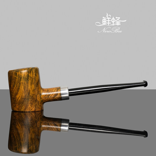 NewBee石楠木烟斗手工实木锤子军插桌斗传统老式过滤专用男士烟具
