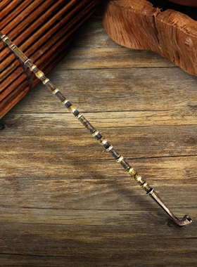 旱烟斗朝烟筒老式传统复古式黄铜旱烟袋锅子长烟杆草男士专用配件