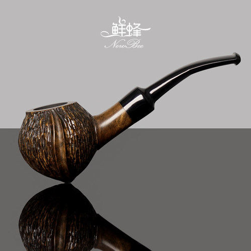 NewBee石楠木烟斗手工雕刻核桃斗
