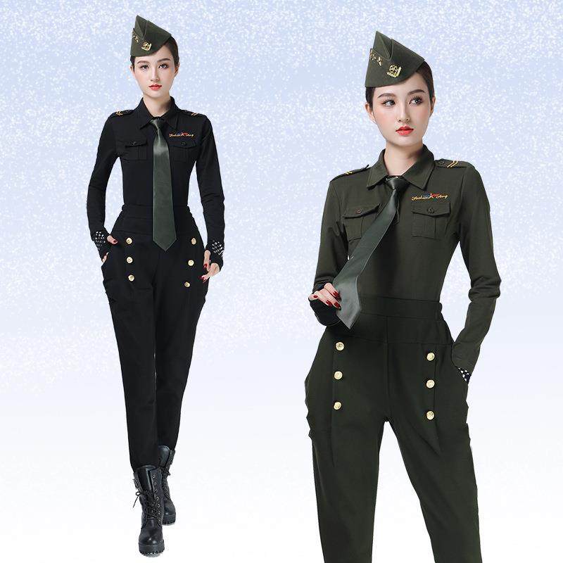 吉特巴服装新款长袖翻领军绿黑色肩章广场舞演出服水兵舞上衣女,女装/女士精品,民族服装/舞台装,淘宝优惠券,粉丝福利购,淘宝优惠卷