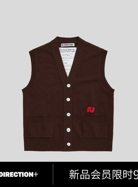 NO DIRECTION+ 手工钩针字母背心N541211651C