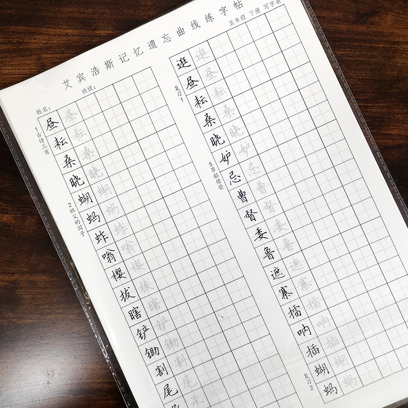 少写多练小学生识字表强化记忆