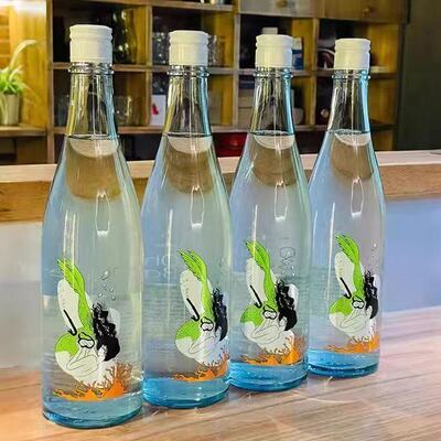 25年日本三粒米夏酒美人鱼3粒米清酒720ml苹果香原装低度酒山田锦