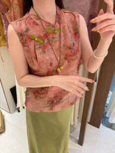 新中式国风改良旗袍上衣女小个子2026年新款夏季修身显瘦气质高雅