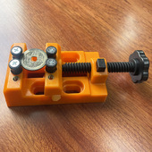 钱币固定器古钱币银元 刻床文玩小型台钳平口钳工具铜钱夹具桌虎钳