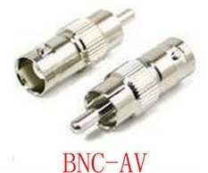 BNC转AV 视频转接头  监控转接头 莲花头 AV公头监控器材配件