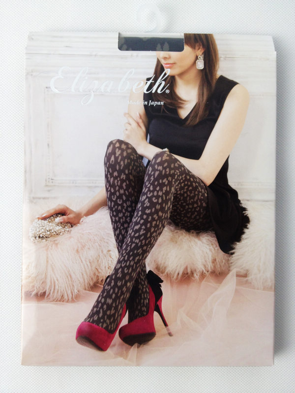 日本伊丽莎白 经典豹纹性感而不张扬连裤袜 秋冬120d加厚保暖041T