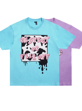 S.view 21SS 创意趣味印花圆领纯棉半袖街头潮牌嘻哈男女短袖t恤