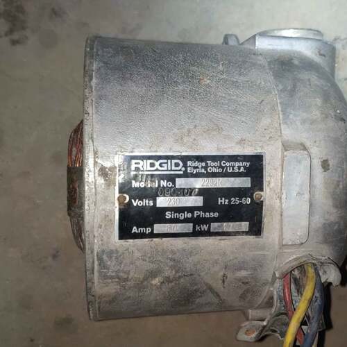 可维修RIDGID里奇 2292R 1.7KW套丝机电机定子配件，议价