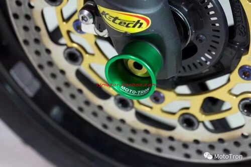 MOTOTRON 适用川崎忍者NINJA400 500 改装前后轮轴防摔杯防倒