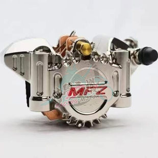 MFZ摩法斯 改装后卡钳刹车螃蟹对二辐射60MM钛合金活塞鲨鱼鳍散热