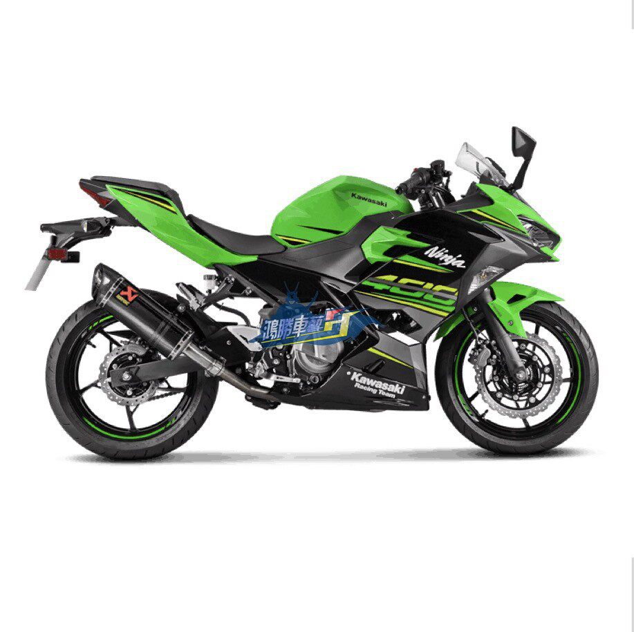 天蝎akrapovic 川崎忍者ninja400/z400 改装碳纤维排气管钛合金