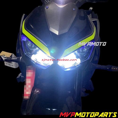 Z1000R改装大灯保护片护镜片
