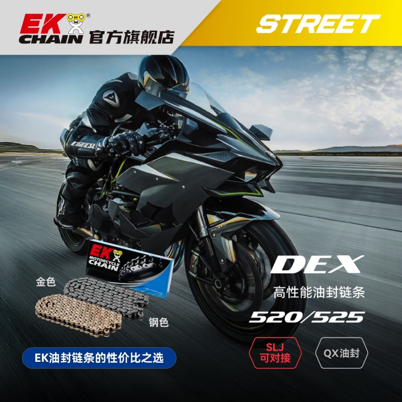 EK油封链条DEX款520525