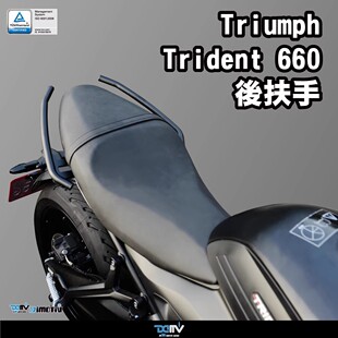 DIMOTIV 适用凯旋Trident660三叉戟 改装铝合金后坐后扶手 DMV