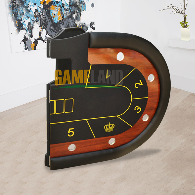 游戏大陆德州扑克桌子桌面对折