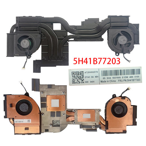 适用 全新原装联想P15 Gen2 N20E 5H41B77202 5H41B77203风扇散热