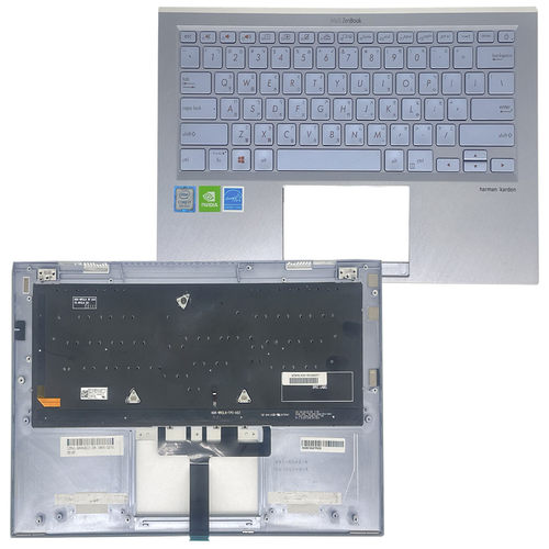 适用于华硕ZenBook UX392 UX392FA UX392FN S13笔记本键盘C壳总成