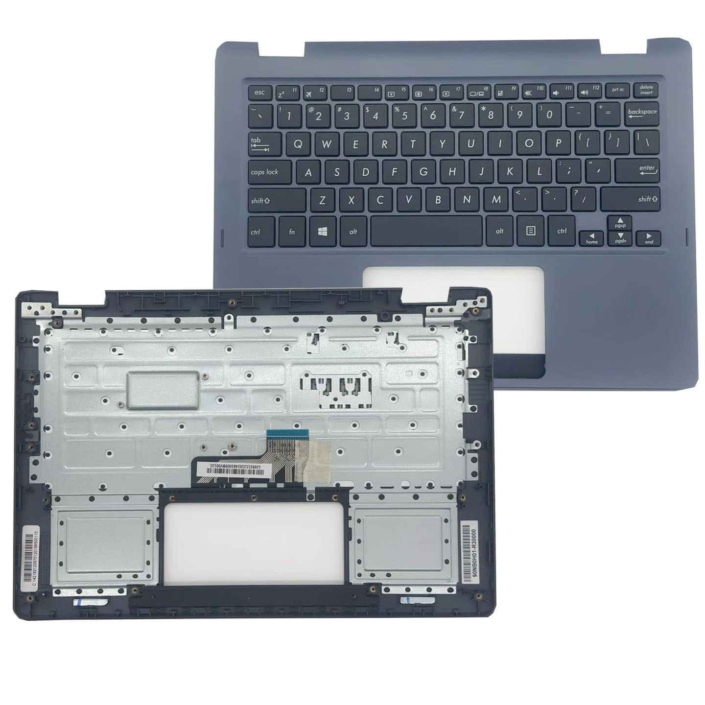 使用于 ASUS/华硕 TP202笔记本 键盘带C壳 掌托一体深灰色 US文字