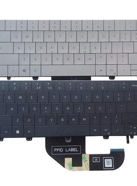 适用 Dell/戴尔XPS 13 Plus 9320 全新英文笔记本键盘带背光 黑白