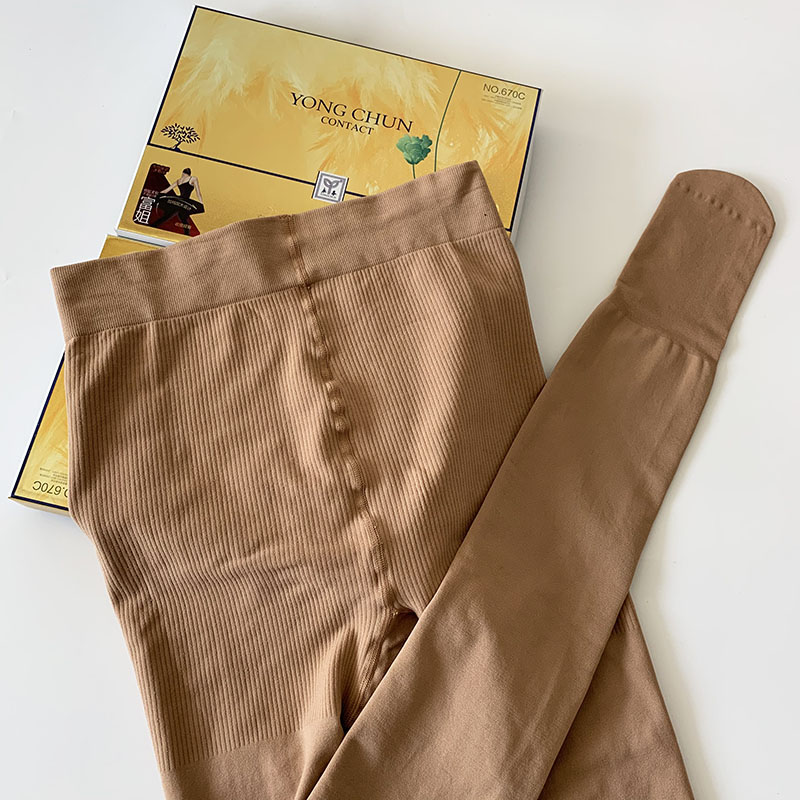 永春670c特大宽体丰润连脚裤袜