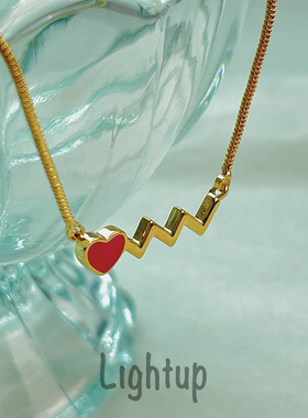 小众设计高级感心跳项链