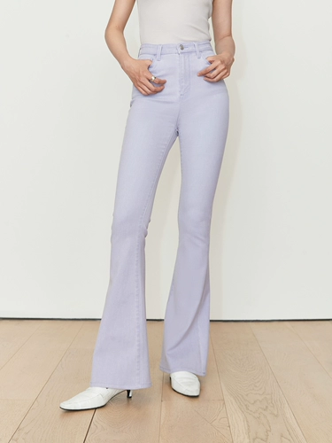 Эластичные ретро штаны-клёш, по фигуре