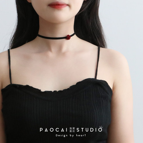 泡菜皇后优雅玫瑰花颈链