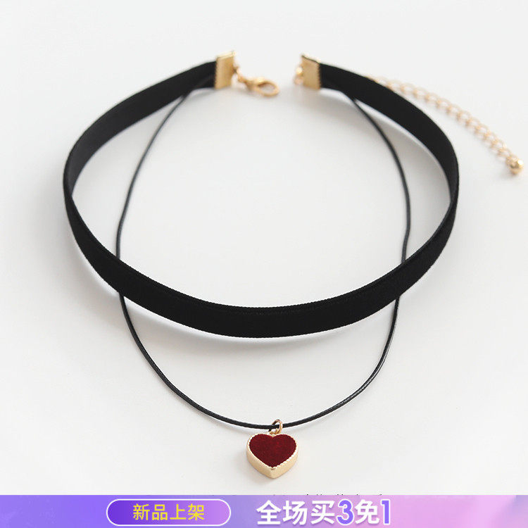Moods choker love have cash less than that is registered in the accounts Clavicle chain girl Necklace ins Net Red A collar for a horse neck Jewelryin the Accessories/Fashion Jewelry, Necklace  category - from Buy2taobao.com to provide professional Taobao agent buy service