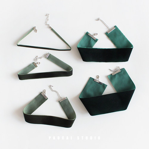 项链静谧手工脖子饰品颈带简约