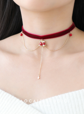 泡菜皇后圣诞节气氛锁骨链买3免1