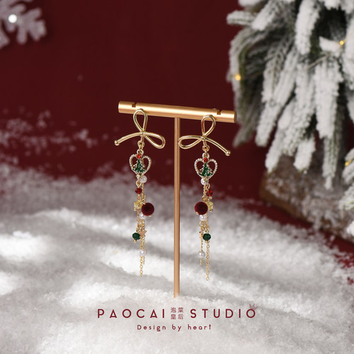 泡菜皇后甜美圣诞之夜耳钉