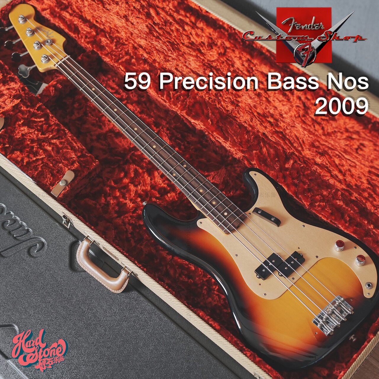 【售出仅展示】Fender Custom Shop 59 Precision Bass NOS 2005