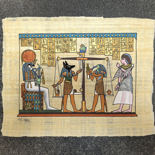 埃及原产正宗莎草纸画纸莎草画