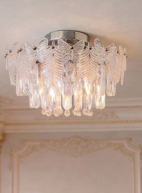 SY浪漫蝴蝶来水晶吸顶灯轻奢欧法式创意客厅餐厅书房间卧室灯饰