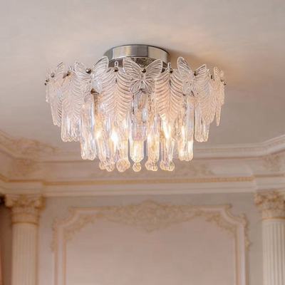 蝴蝶来水晶吸顶灯欧法式客厅卧室