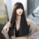 黑长直假发女长发仿真自然增发量全头套式 JK网红主播可爱空气刘海