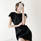 Летняя летняя одежда, приталенный корсет, платье, круглый воротник, А-силуэт