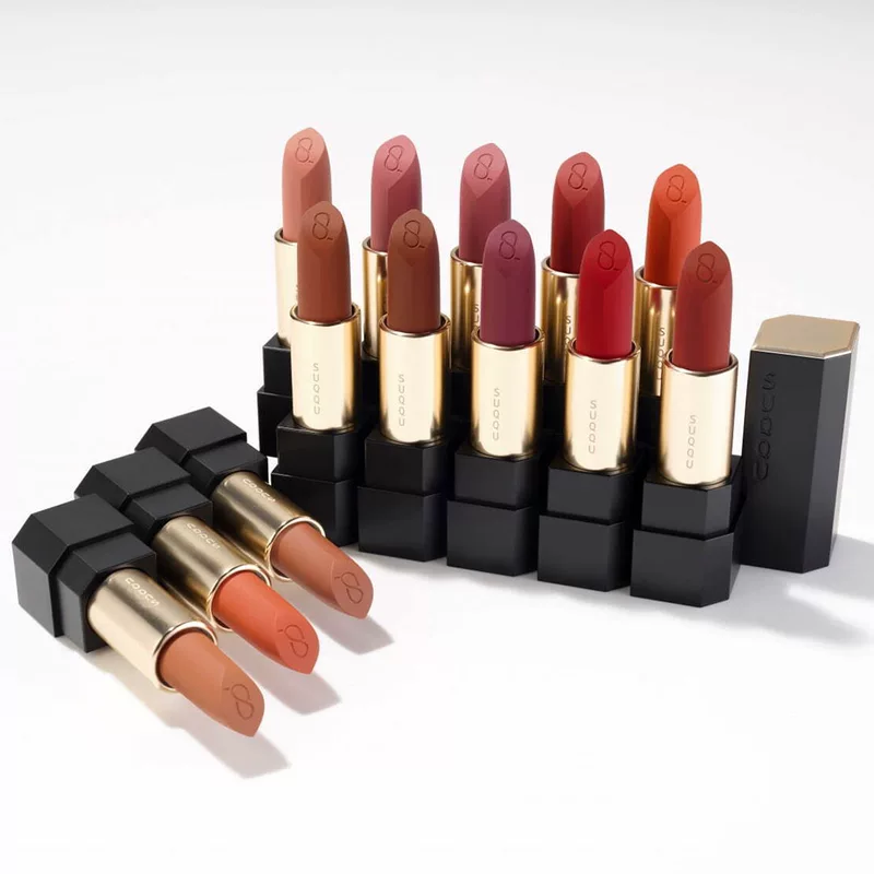 Японская прямая почта Suqqu SHEER MATTE Misty Misty Matto Matto Matte Light Lipstick Red 06 Bark 107