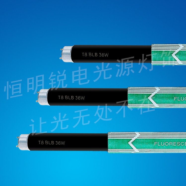 灭蚊灯管T8 10W15W20W30W40W黑管 紫外线灭蚊灯管 诱蚊管黑色灯管