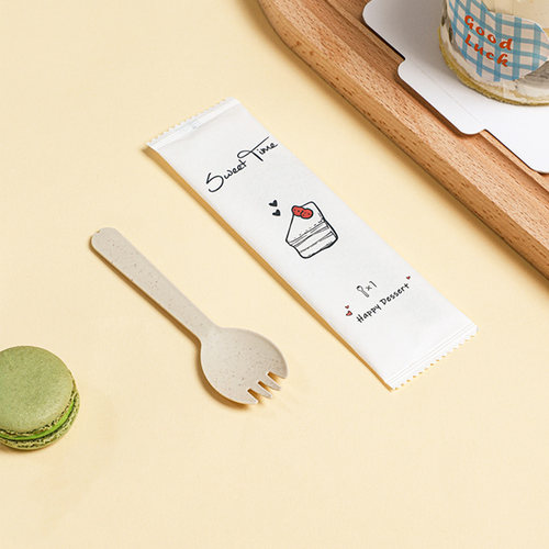 一次性叉子勺子蛋糕叉子独立包装