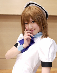 cosplay假发寒蝉鸣泣之时龙宫礼奈短发动漫游戏表演拍照万用金色