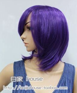 cosplay假发 李娜莉 斋藤一 玛蒙 紫原敦 小南家庭教师暗紫色短发
