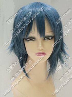 AKB0048/宫泽佐江/帅气翻翘御铁色/cos假发/鬓角加长收脸短发假发